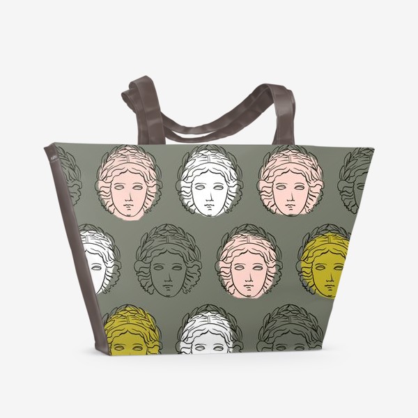 Пляжная сумка &laquo;Греческая богиня, Греция, Греческий&raquo;