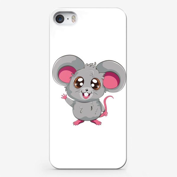 Чехол iPhone «Дружелюбный мышонок»