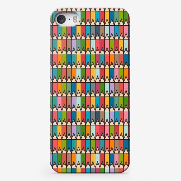 Чехол iPhone «Цветные карандаши»