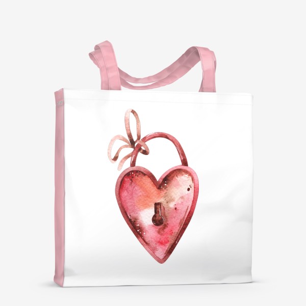 Сумка-шоппер «Сердце замочек»
