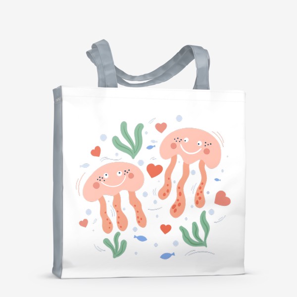 Сумка-шоппер «Мы веселые медузы»