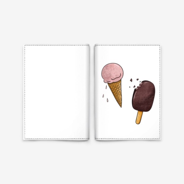 Обложка для паспорта «Мороженое »