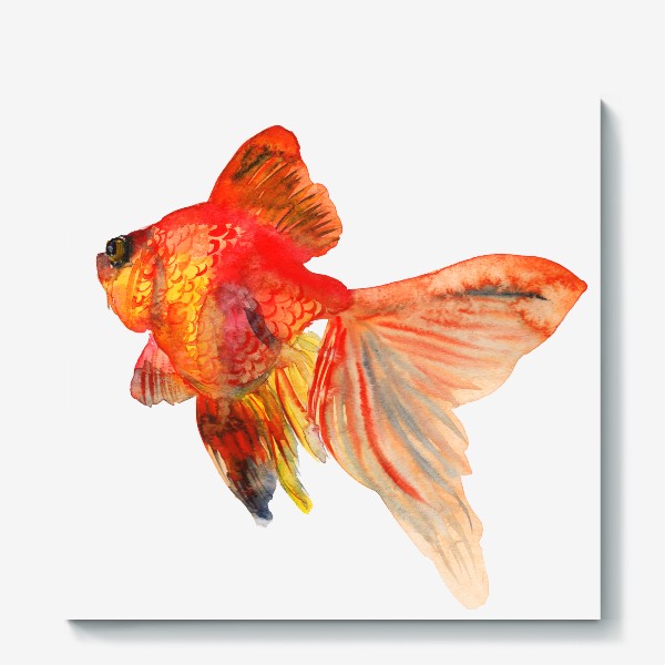 Холст «Красная рыбка»