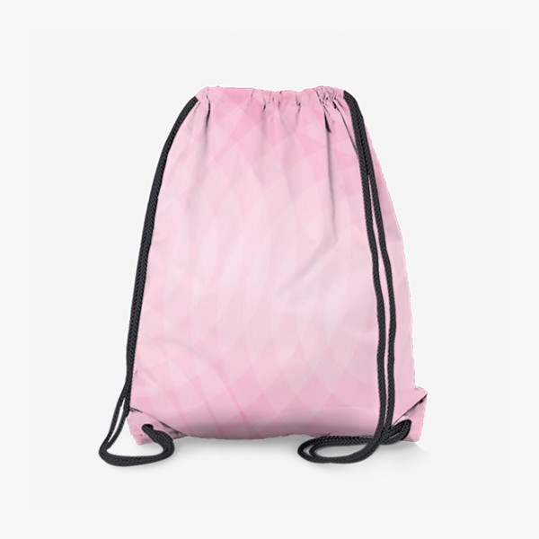 Рюкзак «Абстракция с кругами в бело-розовых оттенках»