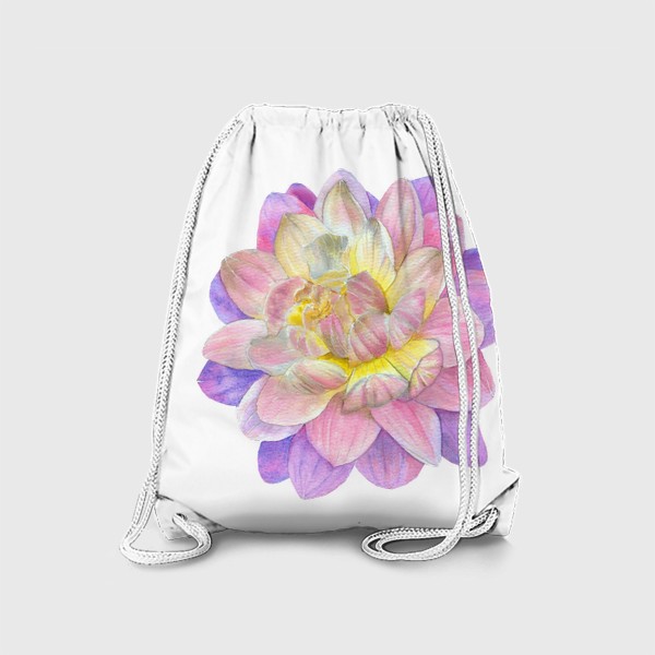 Рюкзак «Цветы Фиолетовая Хризантема Подарок»