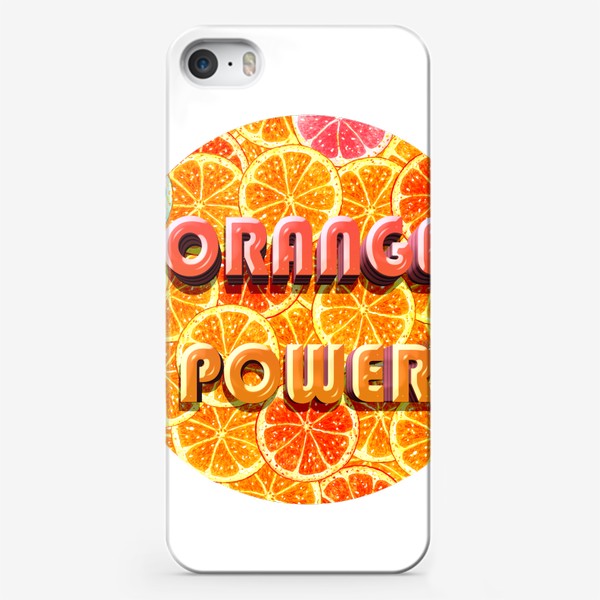 Чехол iPhone «Фруктовая сила апельсина»