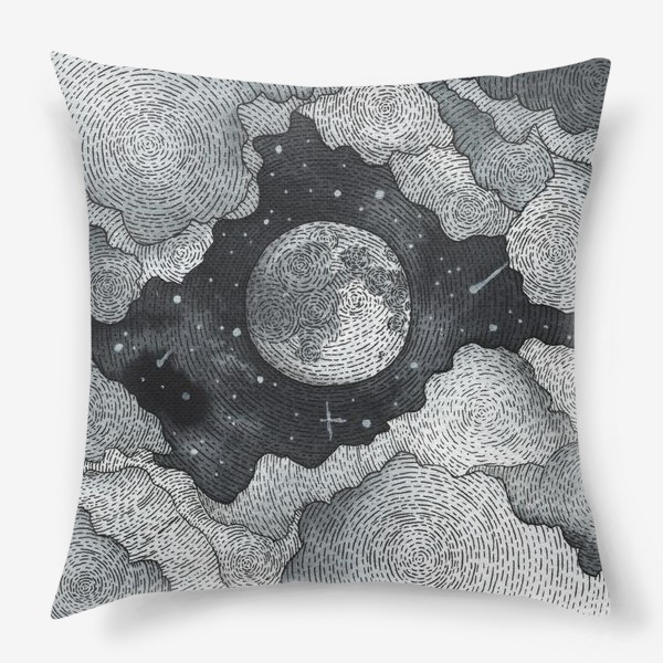 Подушка «Луна и звезды»