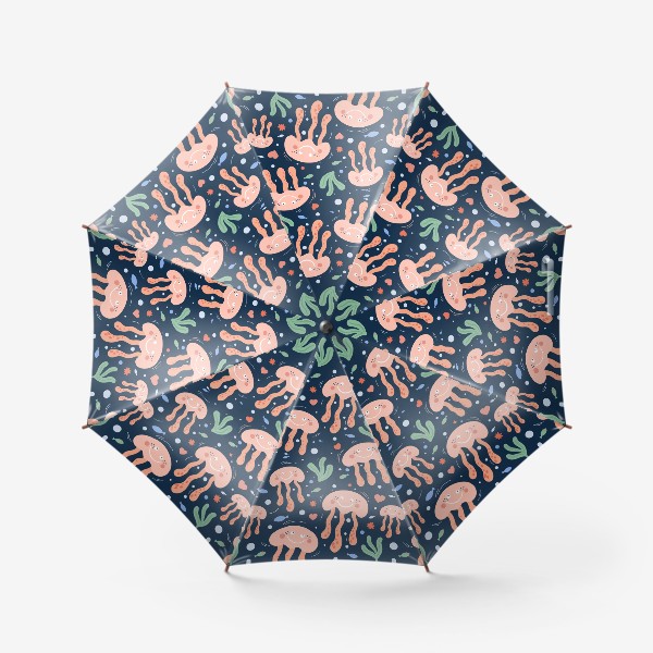 Зонт &laquo;Паттерн медузы&raquo;