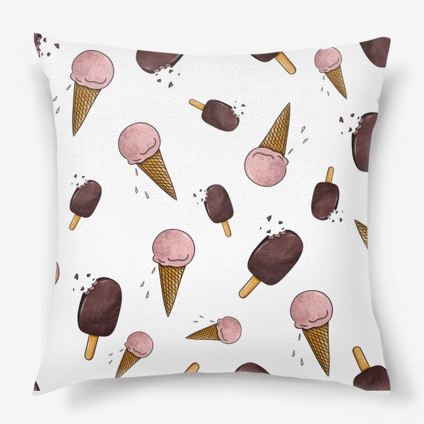 Подушка «Паттерн Мороженое»