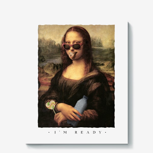 Холст «Новая Джоконда - Мона Лиза»