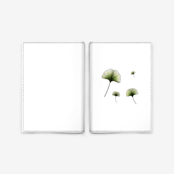 Обложка для паспорта «Листья Гинкго в цвете»