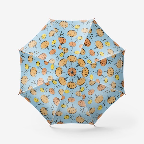 Зонт «Яркие тыковки.»