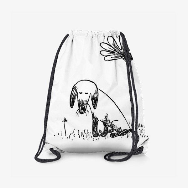 Рюкзак «Грустная собака, щенок, грусть, одиночество»