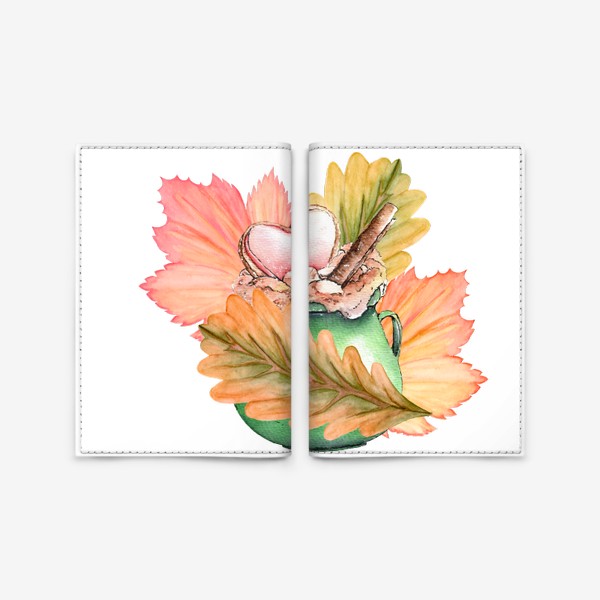 Обложка для паспорта «Шоколадная Осень»