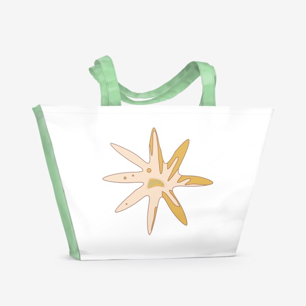 Пляжная сумка «Ретро звезда.»