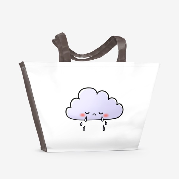 Пляжная сумка «Тучка  (облако)»
