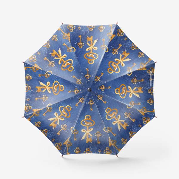 Зонт «Ключи корги»