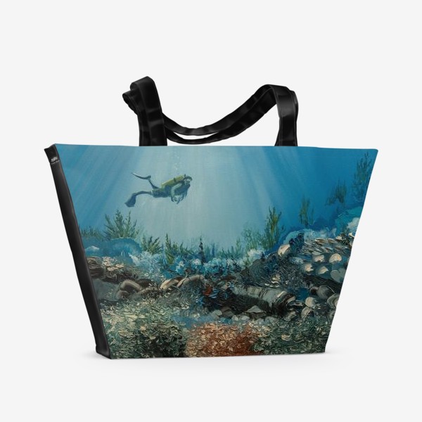 Пляжная сумка «На дне морском»