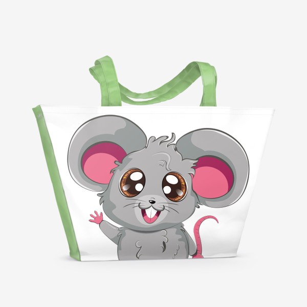 Пляжная сумка «Дружелюбный мышонок»