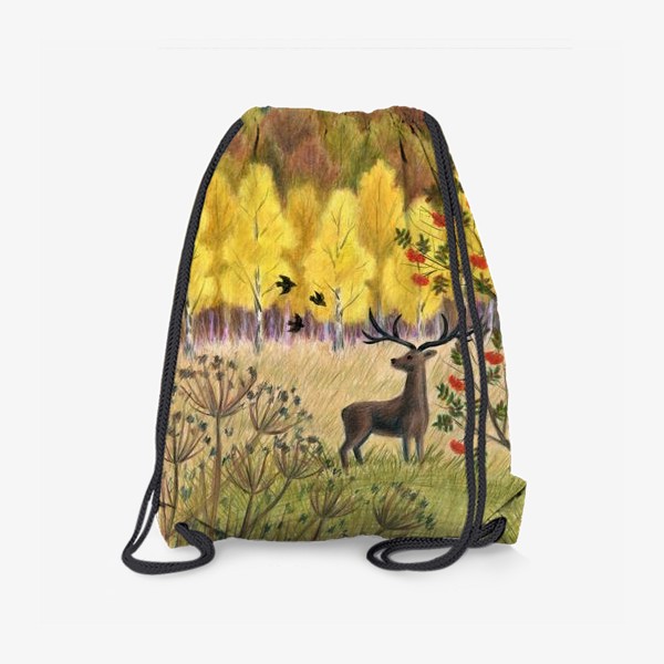Рюкзак «Олень в осеннем лесу»