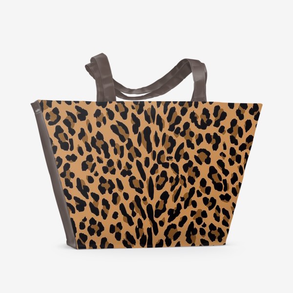 Пляжная сумка «леопард»