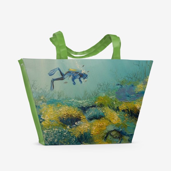 Пляжная сумка «Погружение в морскую стихию»