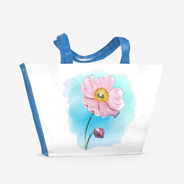 Пляжная сумка &laquo;цветочек&raquo;