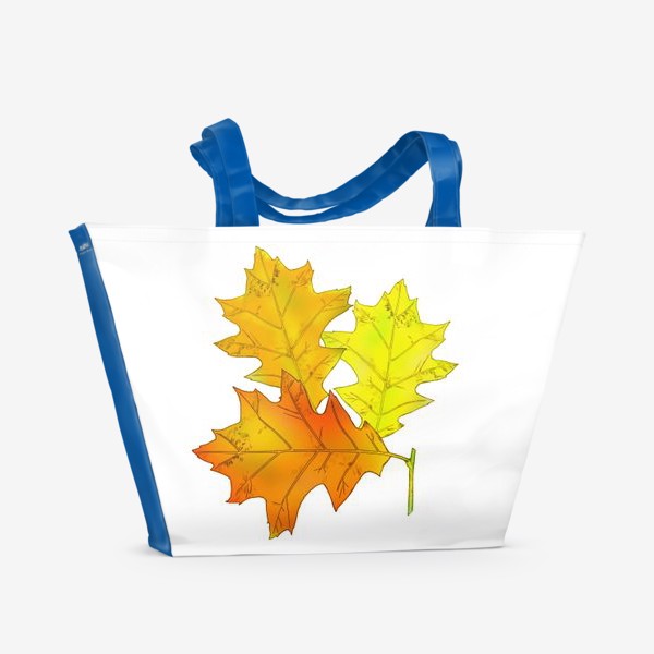 Пляжная сумка «Желтые листья»