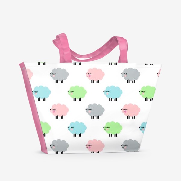 Пляжная сумка «овечки»