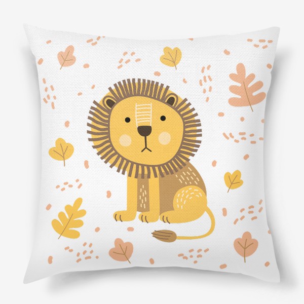 Подушка «Осенний лев»