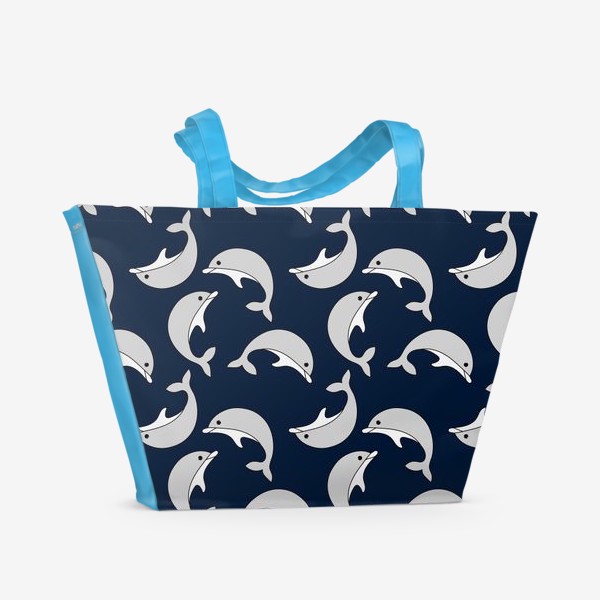 Пляжная сумка &laquo;Веселые дельфины&raquo;
