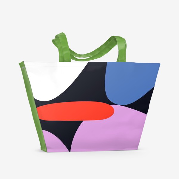 Пляжная сумка «Абстрактные формы №2/Abstract Shapes №2»