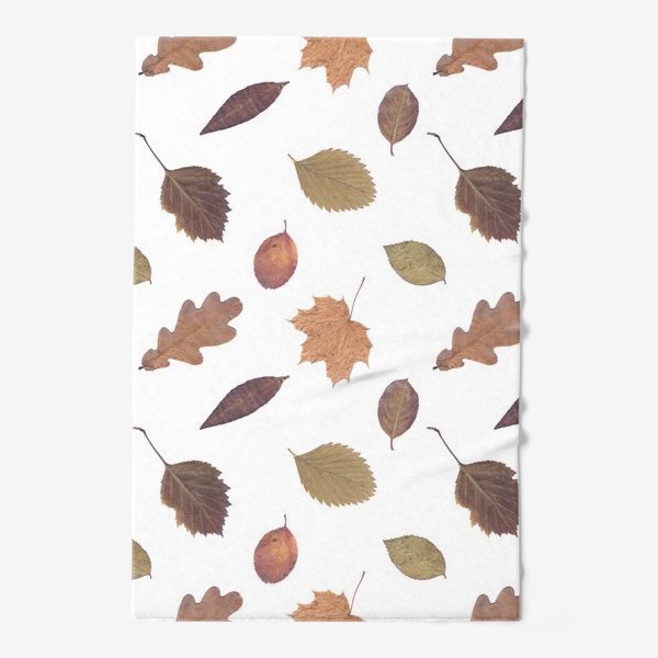 Полотенце &laquo;Осень. Осенние листья. Паттерн&raquo;