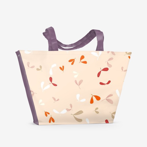Пляжная сумка &laquo;листья, клён&raquo;
