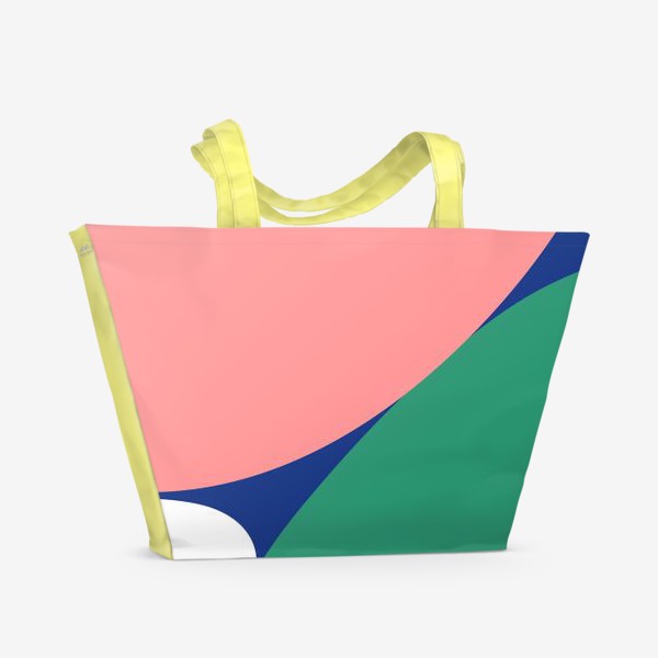 Пляжная сумка «Абстрактные формы №5 / Abstract shapes №5»