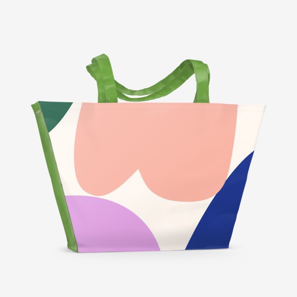 Пляжная сумка «Абстрактные формы №6 / Abstract shapes №6»