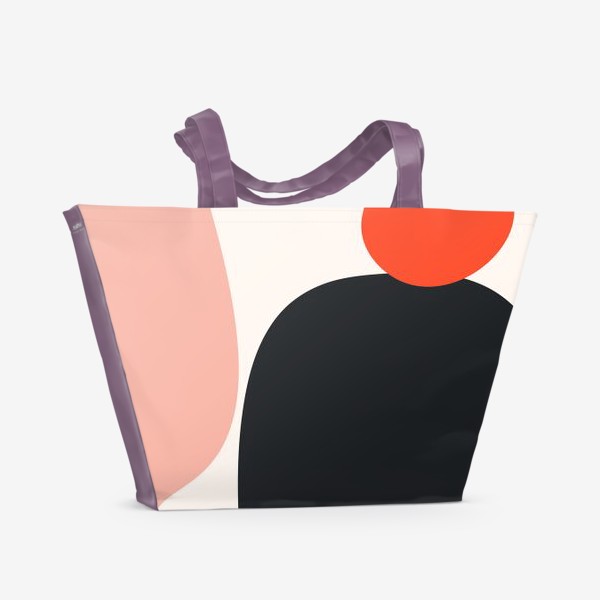 Пляжная сумка «Абстрактные формы №7 / Abstract shapes №7»