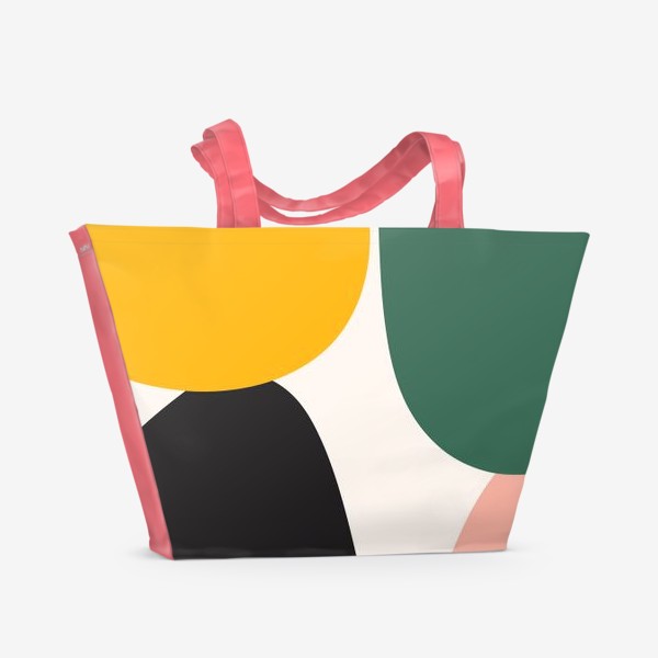 Пляжная сумка «Абстрактные формы №8 / Abstract shapes №8»