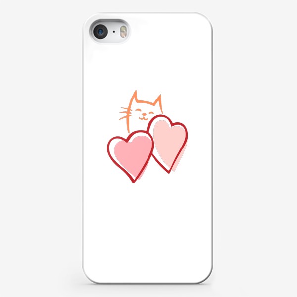 Чехол iPhone «Любовь и котики»