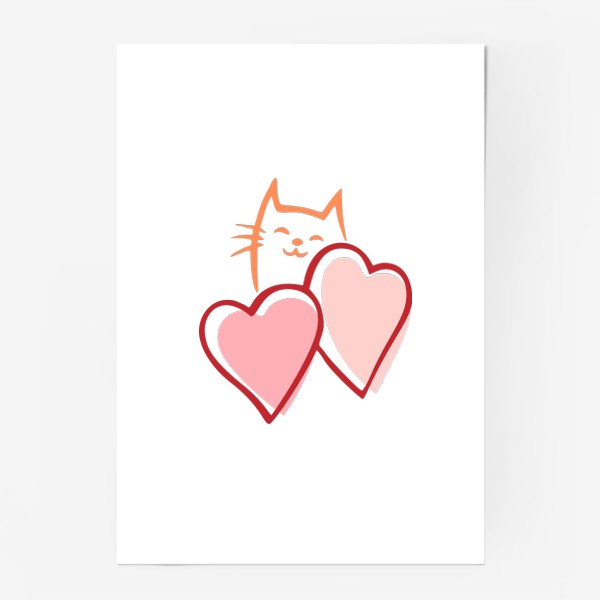 Постер «Любовь и котики»
