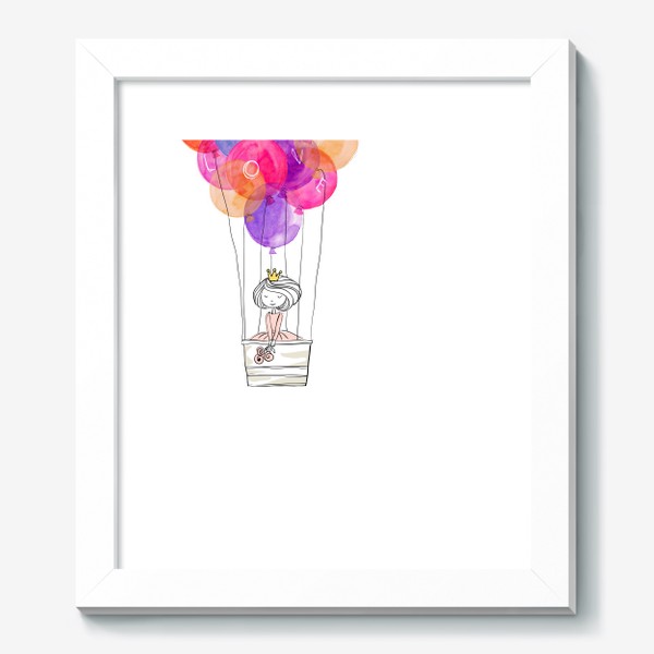 Картина «Принцесса на воздушном шаре»