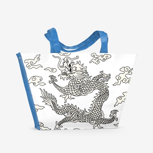 Пляжная сумка «Китайский дракон»