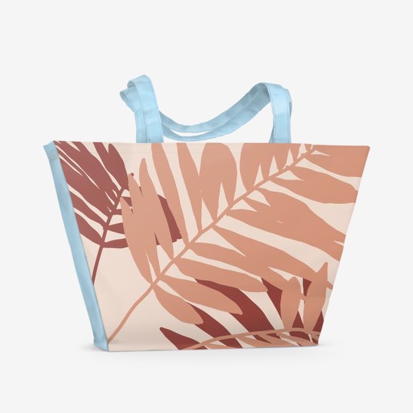 Пляжная сумка «Пальмовые листья №1 / Palm Leaves №1»