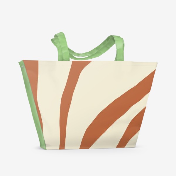 Пляжная сумка «Минималистичные растения / Minimalistic plants»