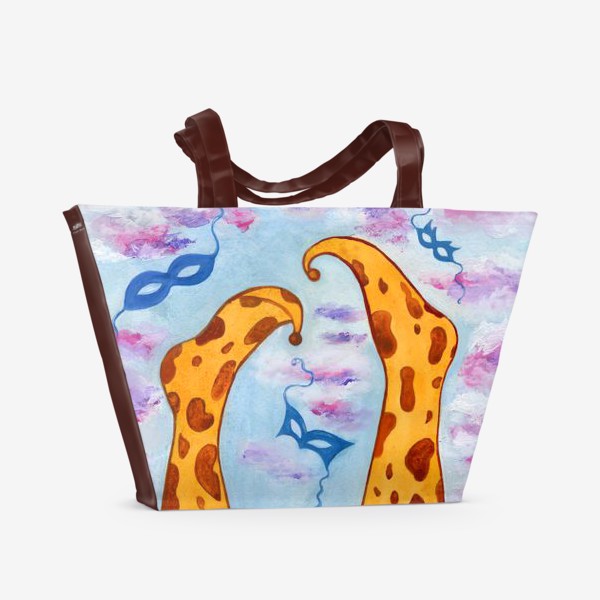 Пляжная сумка «Жирафики»