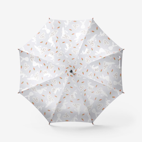 Зонт «Зайцы зима»