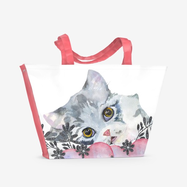 Пляжная сумка «котенок »