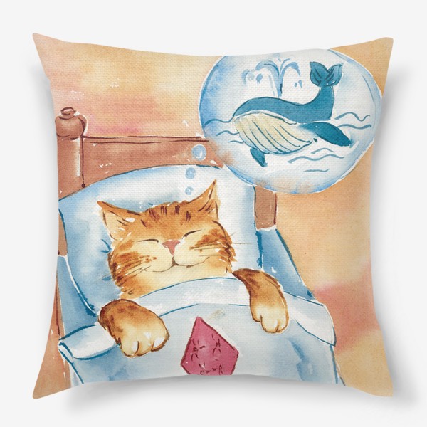 Подушка «Сладкий сон кота»