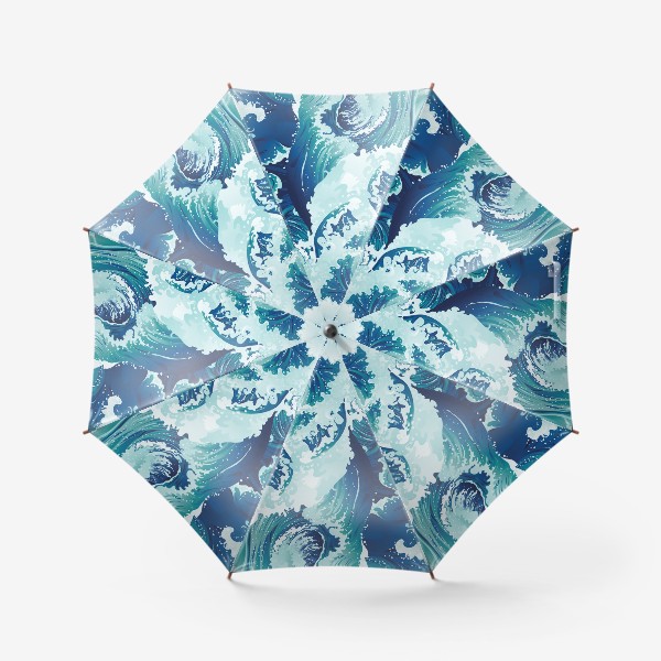 Зонт «Несущиеся морские волны»