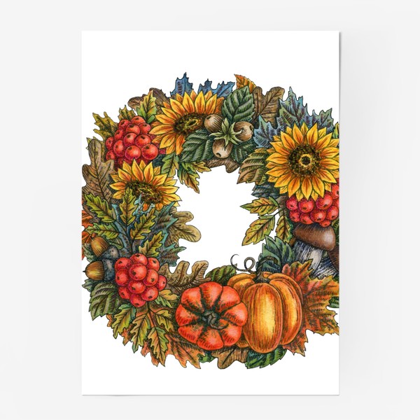 Постер «Осенний венок»